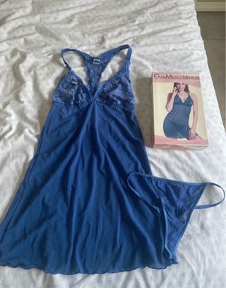 camisón Gian Marco Venturi azul