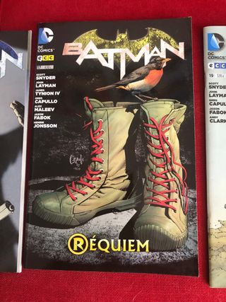 pack de comic de batman vendo o cambio