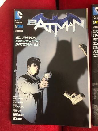pack de comic de batman vendo o cambio
