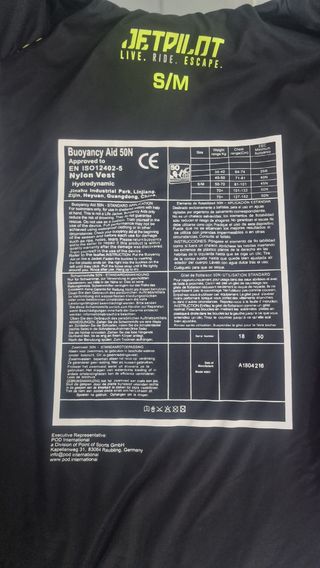 Colete JetPilot Strike