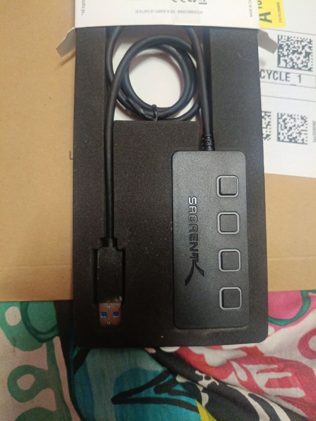 Hub USB 3.0 Sabrent - 4 puertos