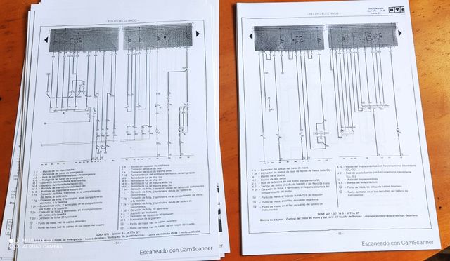 Revista Técnica Golf GTI MK2 escaneada 