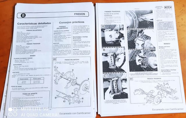 Revista Técnica Golf GTI MK2 escaneada 