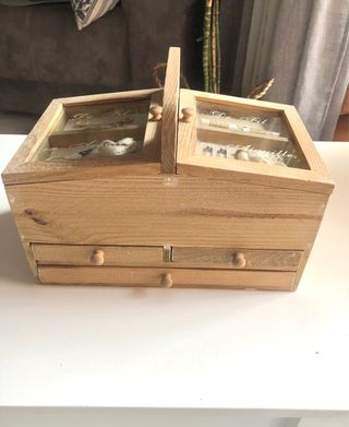 Costurero madera vintage