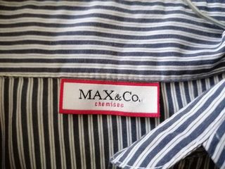 Camicia a righe grigio-bianco M&C