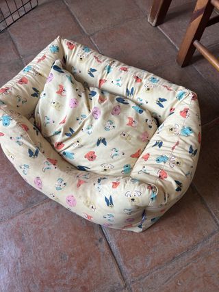 Cama perro pequeña - beige, multicolor