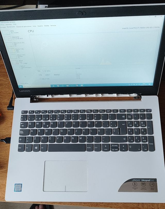 Portátil Lenovo Ideapad 320-15IKB blanco