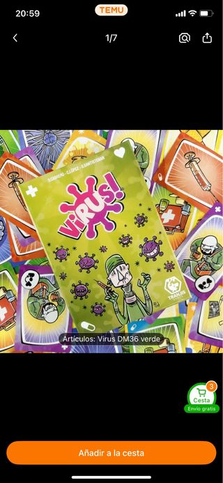 Juego Virus DM36 verde