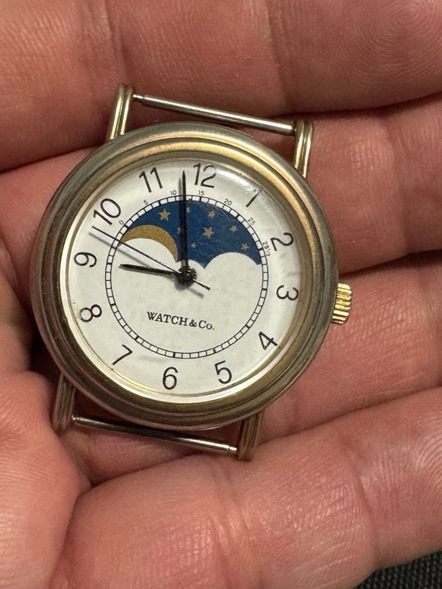 Reloj Watch & Co. vintage a cuerda – funcionando