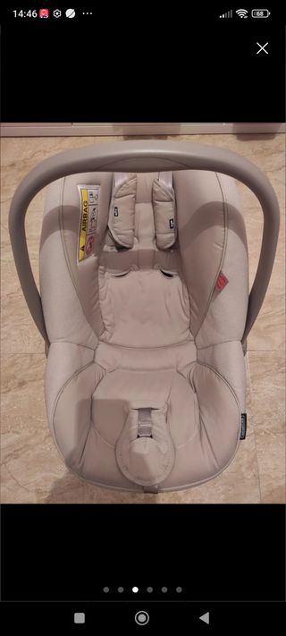 Cochecito bebé 3 piezas: capazo, maxi-cosi y silla