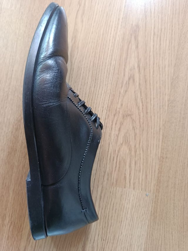 Zapatos negros vestir hombre