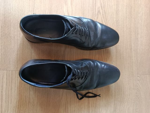 Zapatos negros vestir hombre