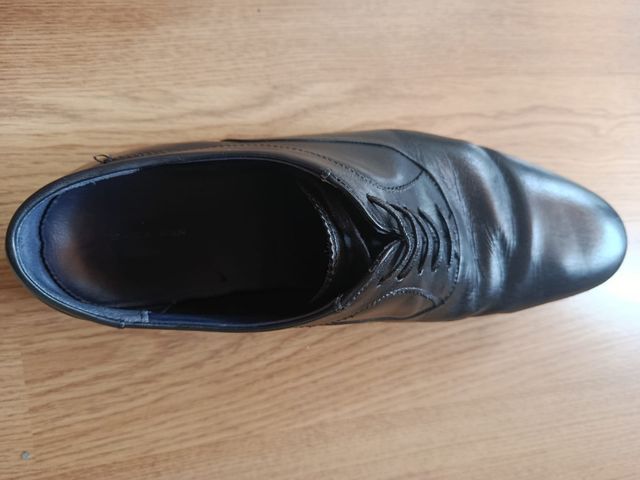 Zapatos negros vestir hombre