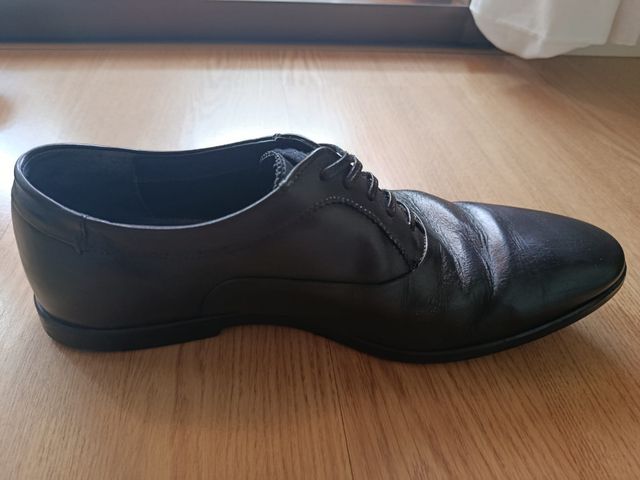 Zapatos negros vestir hombre