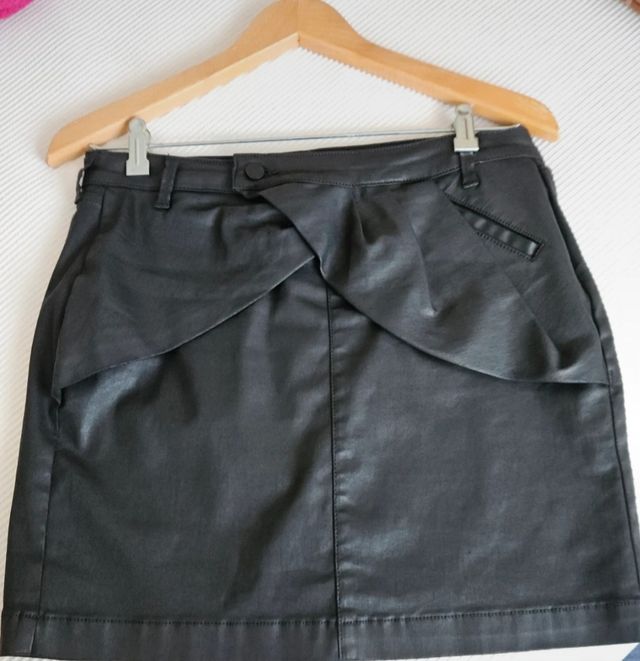 Mini Falda Negra Comptoir des Cotonniers