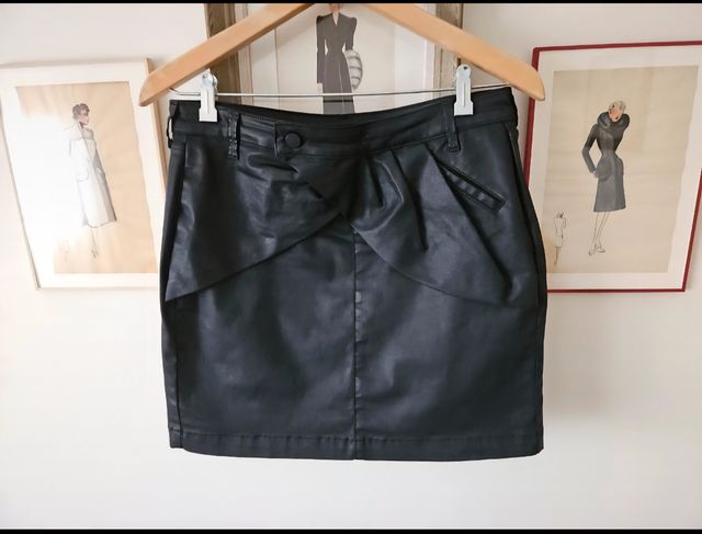 Mini Falda Negra Comptoir des Cotonniers