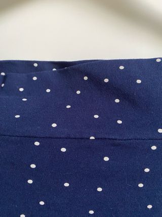 Top Blu a Pois Bianchi