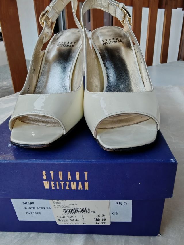 Sandali Stuart Weitzman 35 panna