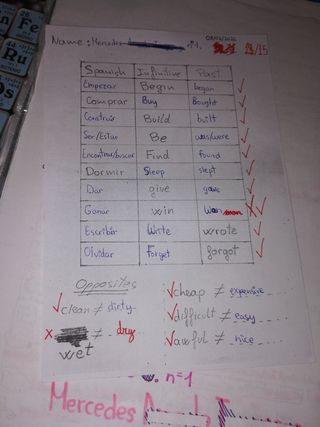 Apuntes de inglés para 1 de la ESO de todo un tema