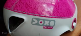 Casco bici niña Btwin KH500 (52-56cm)