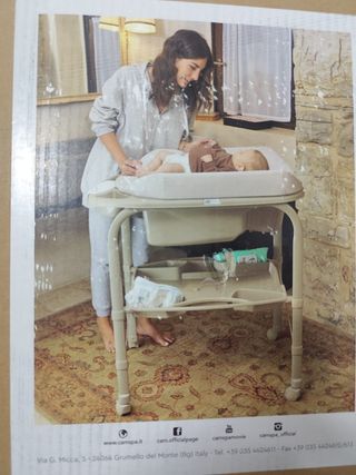 Bañera cambiador bebé CAM plegable