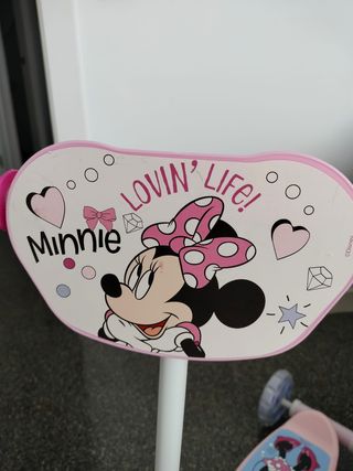 Patinete Minnie Mouse niña