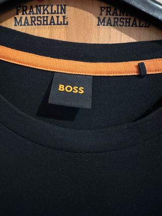 T-shirt BOSS nera Tg.S