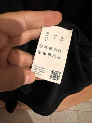 T-shirt BOSS nera Tg.S