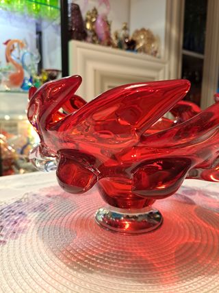 Frutero Murano rojo