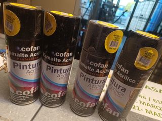 4 botes esmalte acrílico RAL 1023