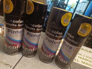 4 botes esmalte acrílico RAL 1023