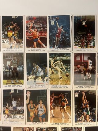 Cromos Baloncesto Converse Año 88