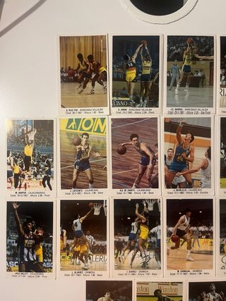 Cromos Baloncesto Converse Año 88
