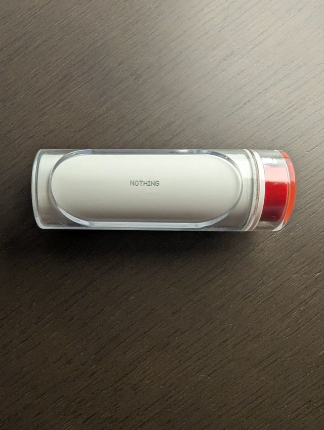 Auriculares Nothing Ear (stick) - Blancos y Rojos.