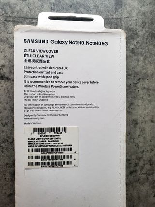 Samsung Galaxy Note10/10+ 5G - Custodia Clear View