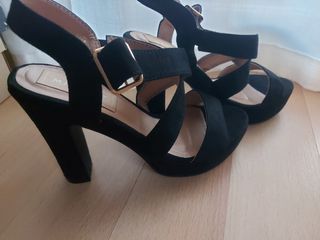Sandalias tacón negras MARYPAZ - NUEVAS