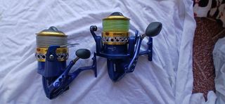 2 Carretes Pesca Okuma: ¡Alta Calidad!