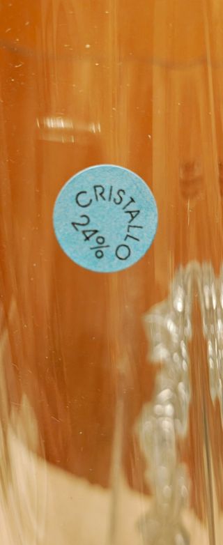 Vaso Pegaso Argento cristallo