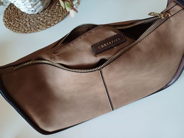 Bolso bandolera Cortefiel marrón