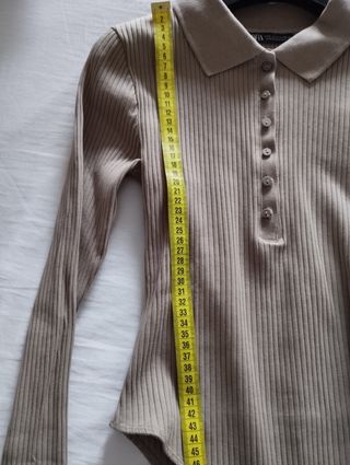 Body beige Zara - Talla l
