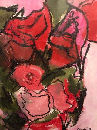 Obra de Arte Abstracto - Acrílico sobre papel