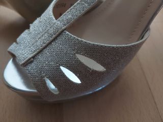 Sandalias Plata - Fiesta Brillantes