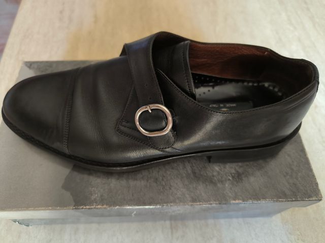 Scarpe eleganti uomo nere - fibbia n°43