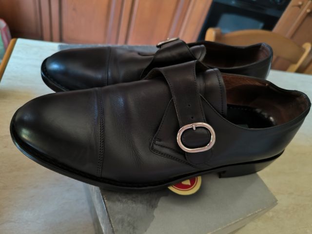 Scarpe eleganti uomo nere - fibbia n°43