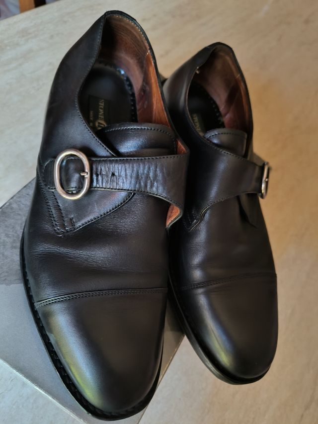 Scarpe eleganti uomo nere - fibbia n°43