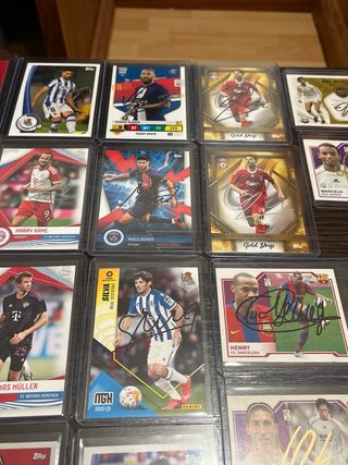 Pack 34 cromos firmados