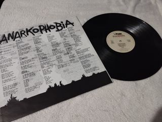 Vinilo Ratos de Porão - Anarkophobia, año 1991