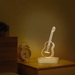 Lámpara LED Guitarra 3D. NUEVA
