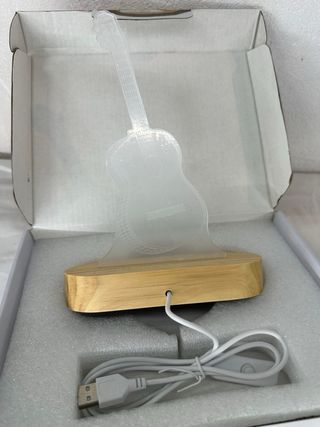 Lámpara LED Guitarra 3D. NUEVA