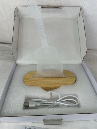 Lámpara LED Guitarra 3D. NUEVA